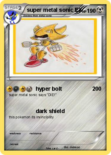 Pokemon super metal sonic EX