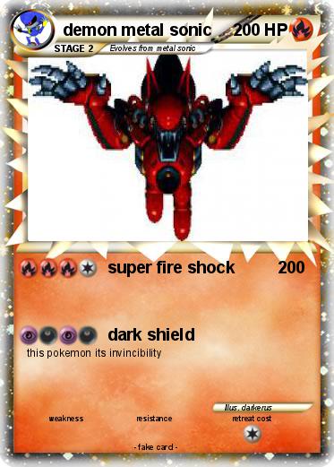 Pokemon demon metal sonic