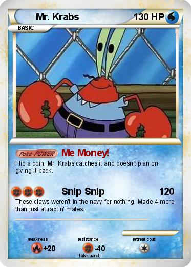Pokemon Mr. Krabs