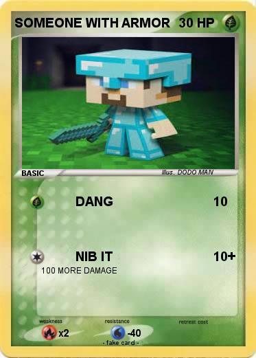 Pokemon SOMEONE WITH ARMOR