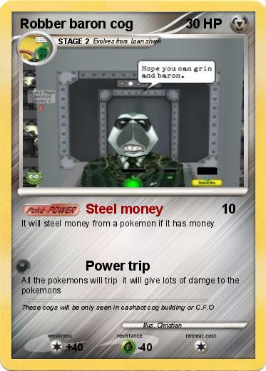 Pokemon Robber baron cog