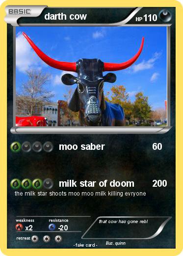 Pokemon darth cow