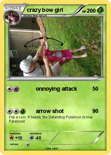 Pokemon crazy bow girl