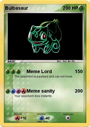 Pokemon Bulbasaur