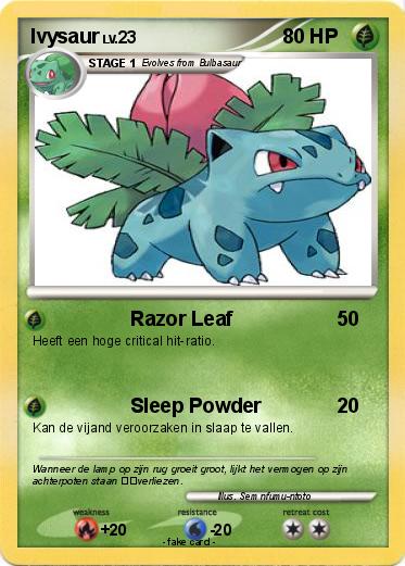 Pokemon Ivysaur