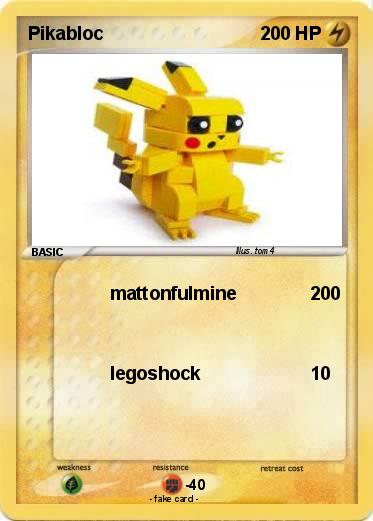 Pokemon Pikabloc