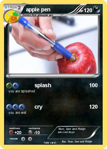 Pokemon apple pen