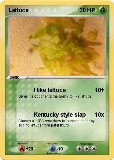 Pokemon Lettuce