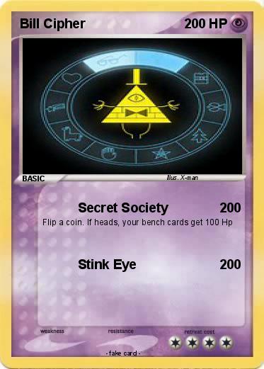 Pokemon Bill Cipher