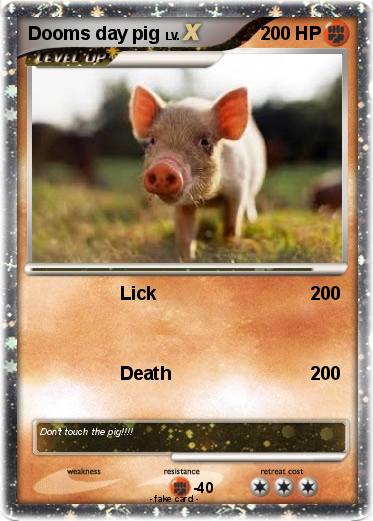 Pokemon Dooms day pig