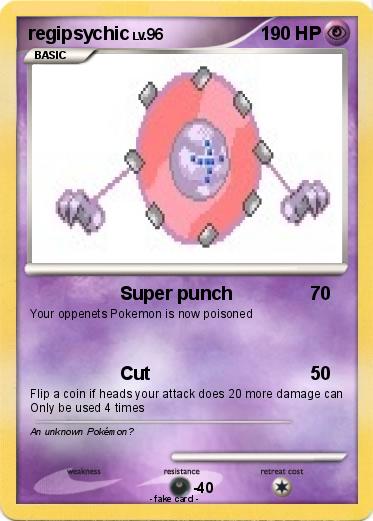 Pokemon regipsychic