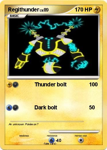 Pokemon Regithunder