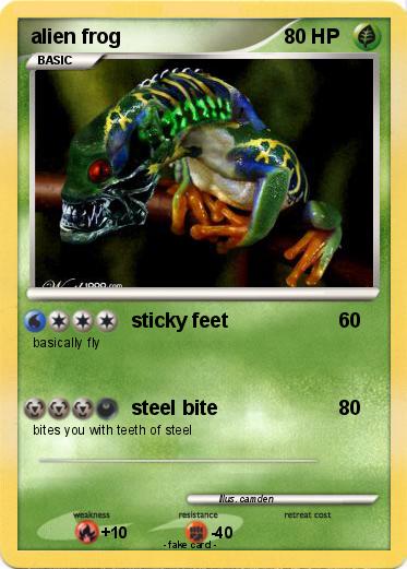 Pokemon alien frog