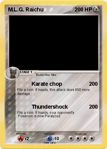 Pokemon M.L.G. Raichu