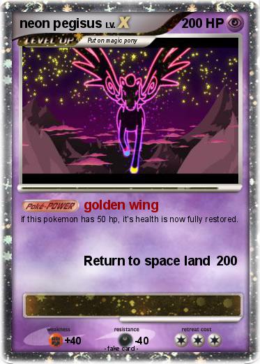 Pokemon neon pegisus
