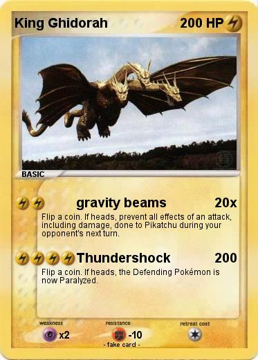 Pokemon King Ghidorah