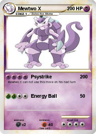 Pokemon Mewtwo X