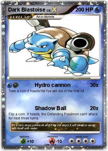Pokemon Dark Blastoise