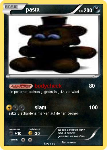 Pokemon pasta