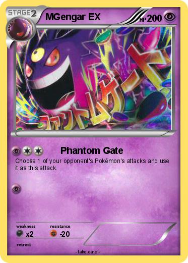 Pokemon MGengar EX