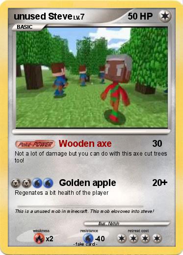 Pokemon unused Steve