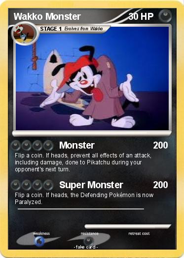 Pokemon Wakko Monster