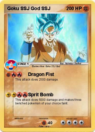 Pokemon Goku SSJ God SSJ