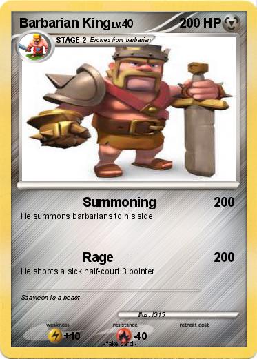 Pokemon Barbarian King