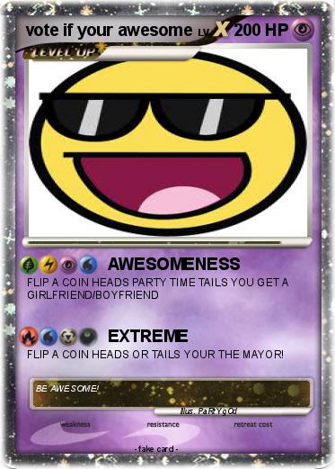 Pokemon vote if your awesome