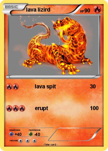 Pokemon lava lizird