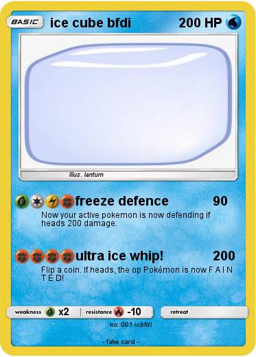 Pokemon ice cube bfdi