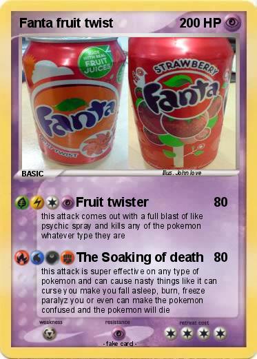 Pokemon Fanta fruit twist