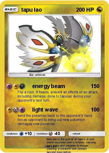 Pokemon tapu lao