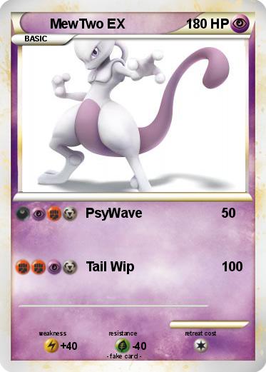 Pokemon MewTwo EX