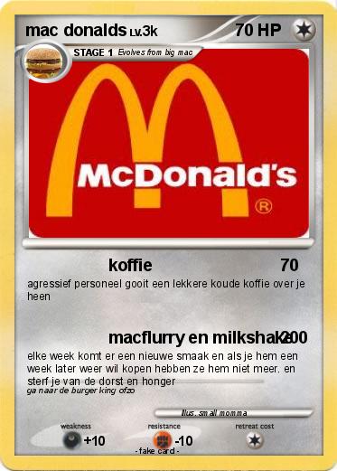 Pokemon mac donalds