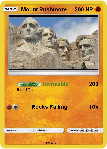Pokemon Mount Rushmore