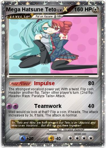 Pokemon Mega Hatsune Teto