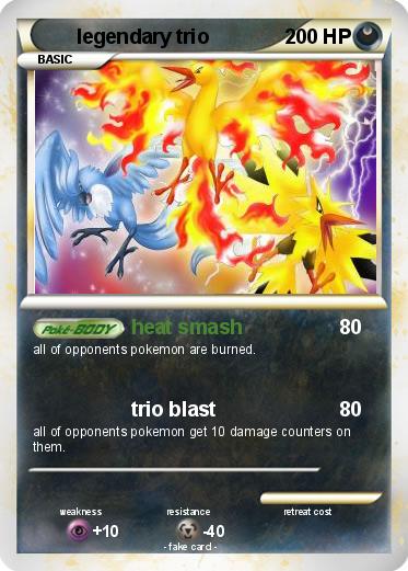 Pokemon legendary trio