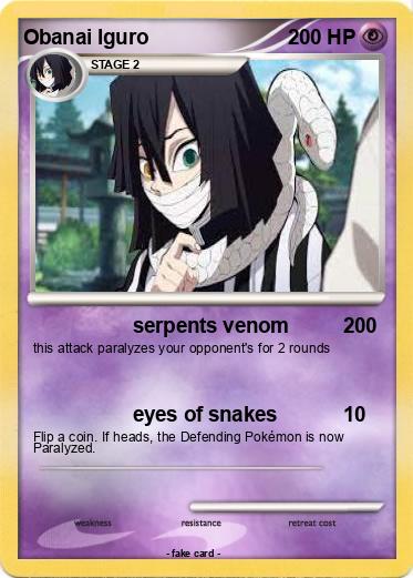 Pokemon Obanai Iguro