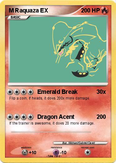Pokemon M Raquaza EX
