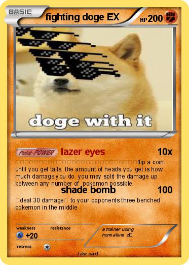Pokemon fighting doge EX