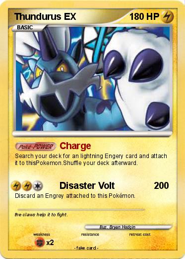 Pokemon Thundurus EX