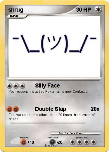 Pokemon shrug
