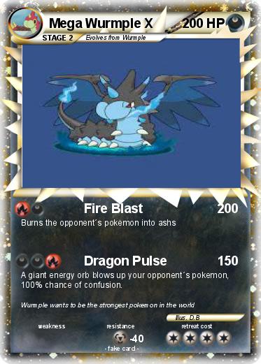 Pokemon Mega Wurmple X