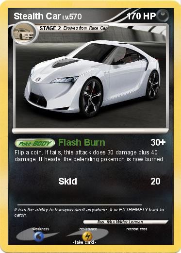 Pokemon Stealth Car