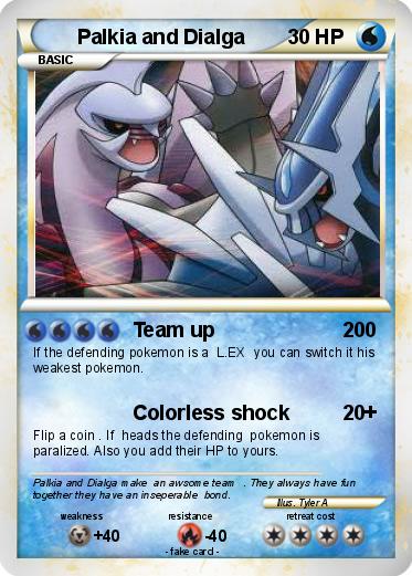 Pokemon Palkia and Dialga