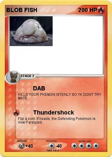 Pokemon BLOB FISH