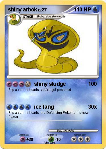 Pokemon shiny arbok
