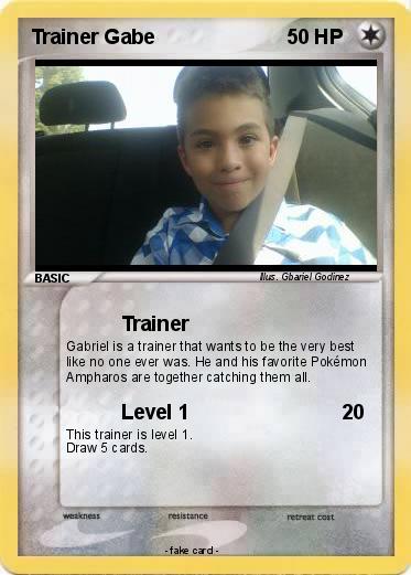 Pokemon Trainer Gabe