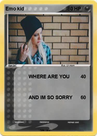 Pokemon Emo kid